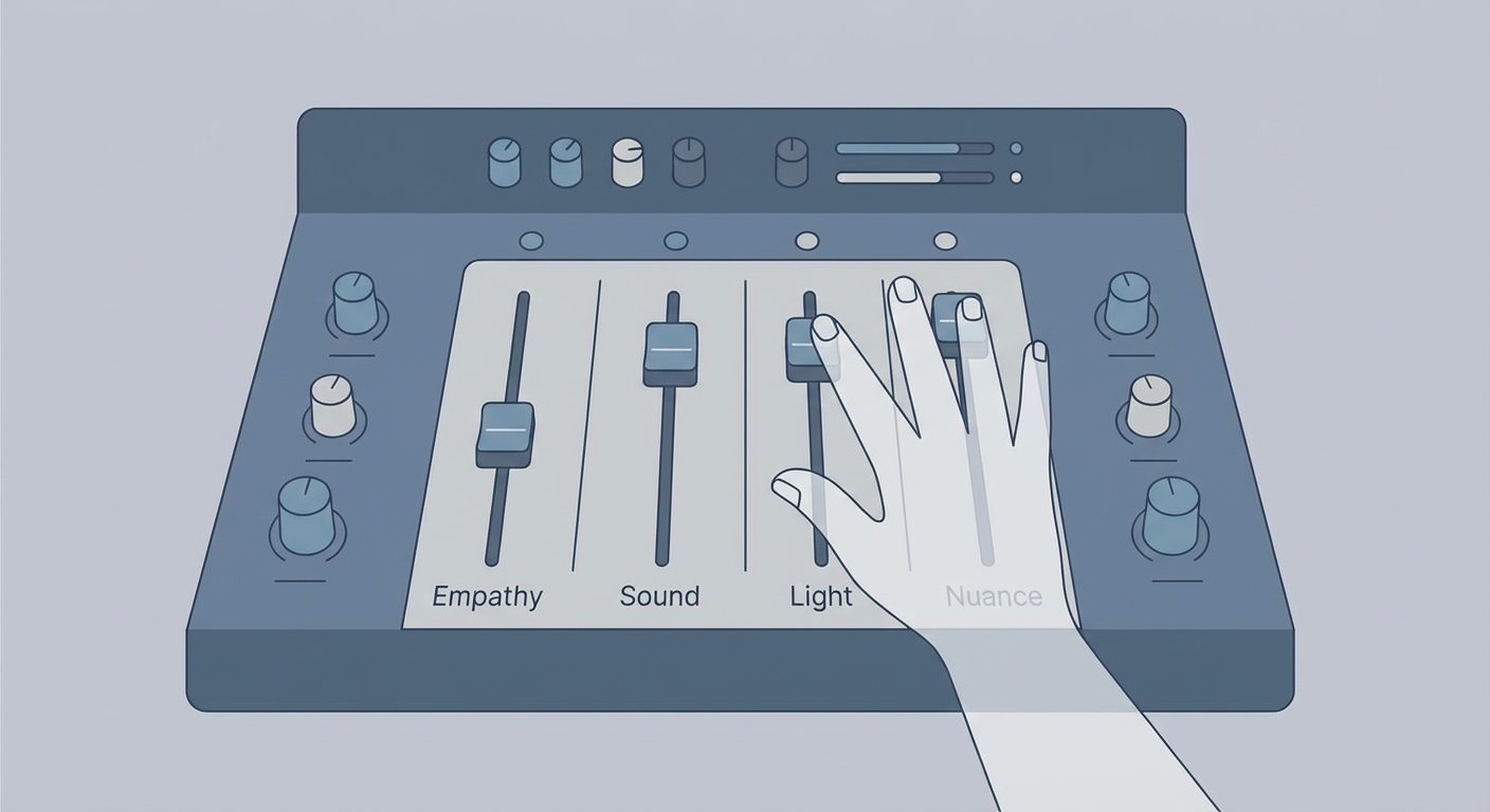An audio equalizer with all settings pushed to maximum, representing the HSP nervous system.