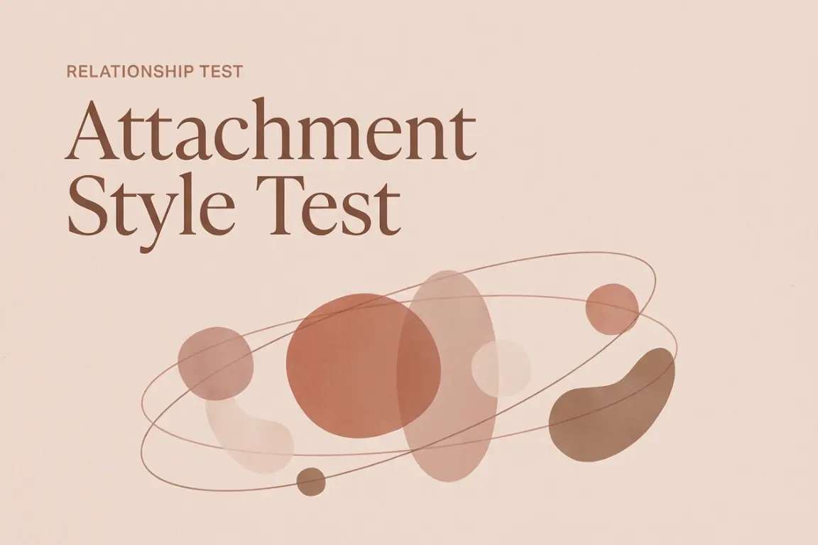 Attachment style test for close relationships